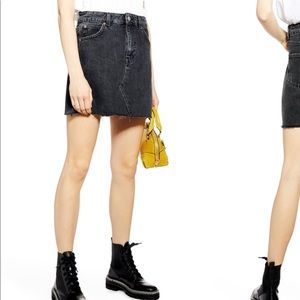 Topshop denim skirt